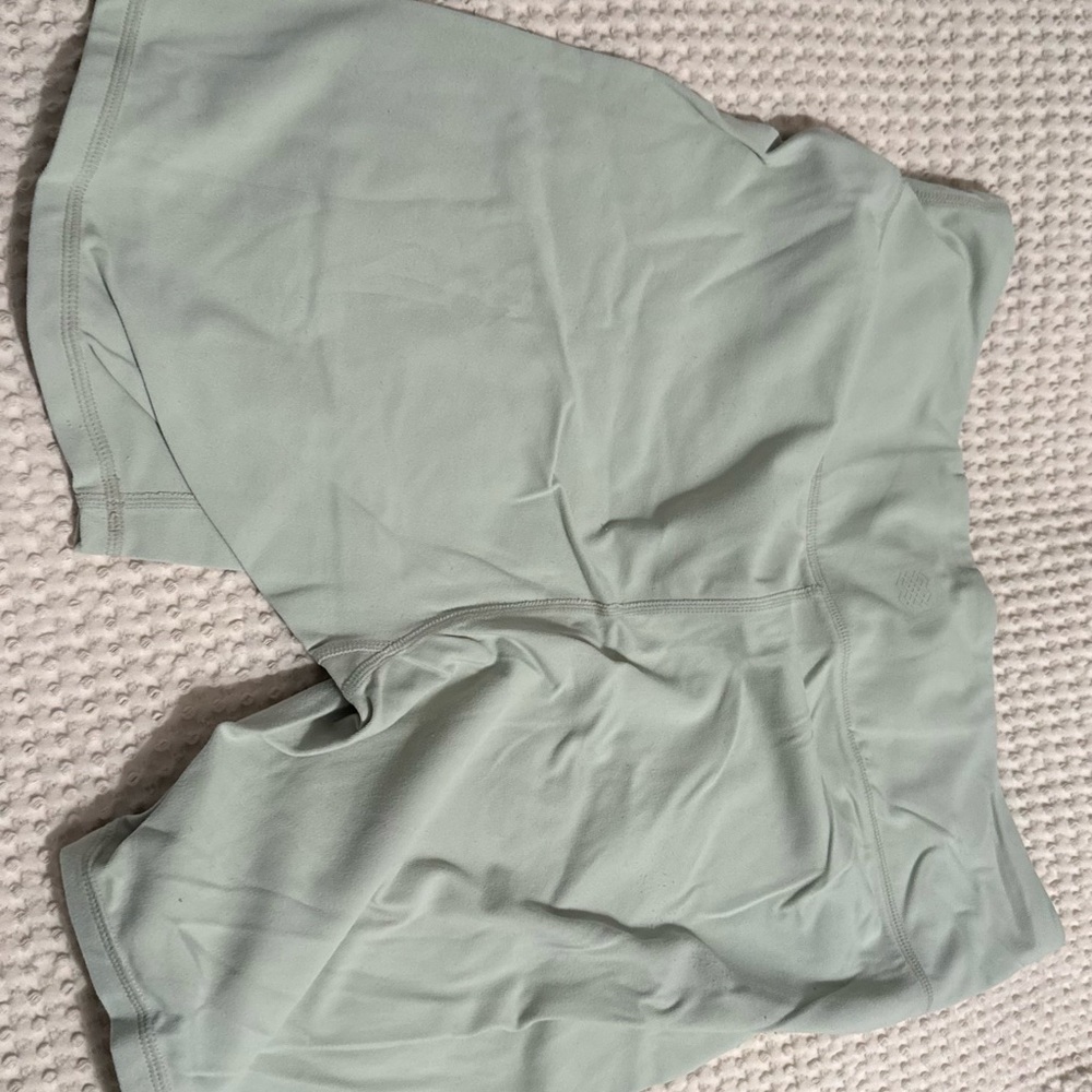 Women's Light Green biker Shorts